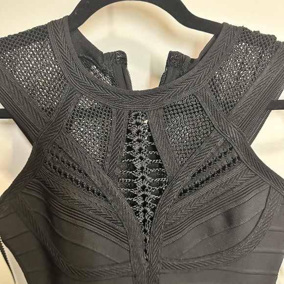 Beautiful Herve Leger midi sleeveless dress - Picture 7 of 8